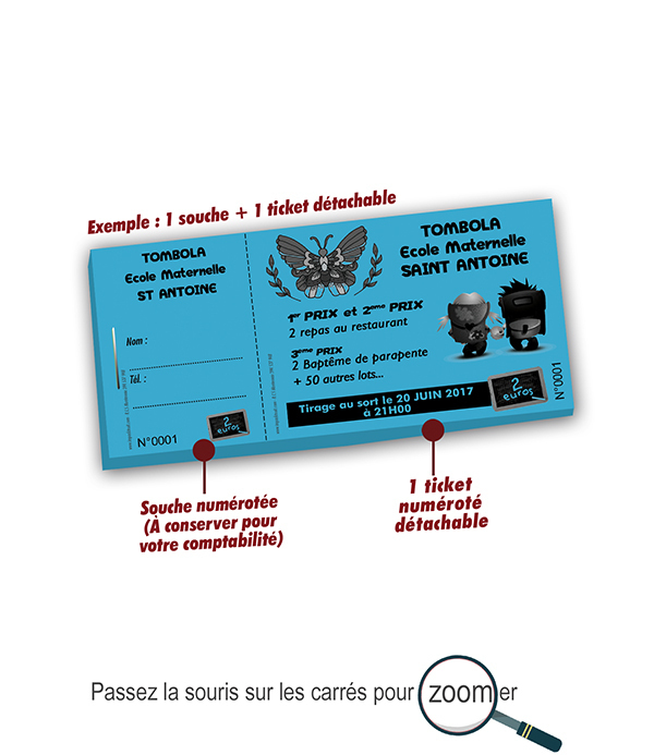 photo ticket souscription volontaire école