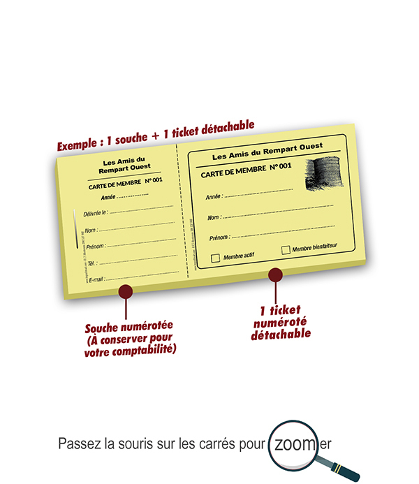 cartes de membre associatives