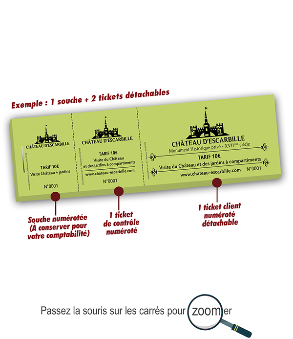 ticket entrée jardins et château du patrimoine