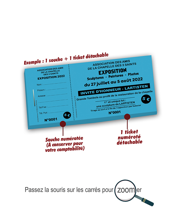 ticket invitation association patrimoine