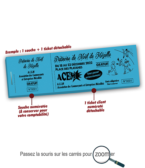 ticket patinoire de Noël