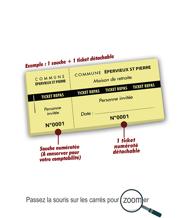 ticket repas Ehpad invité