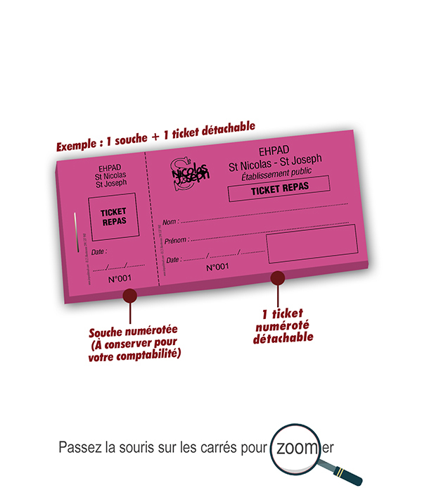 Ticket repas EHPAD Saint Nicolas