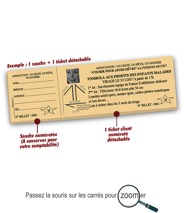 ticket tombola fondation