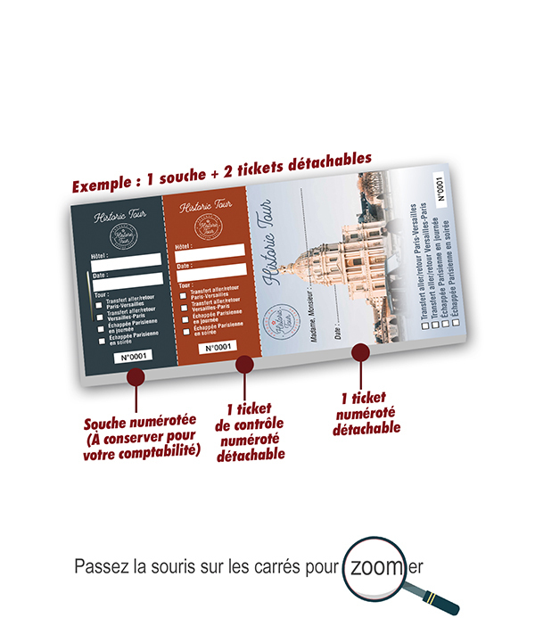 Ticket transport visite transfert