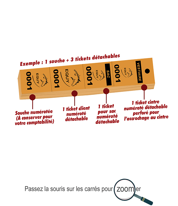 ticket vestiaire équitation