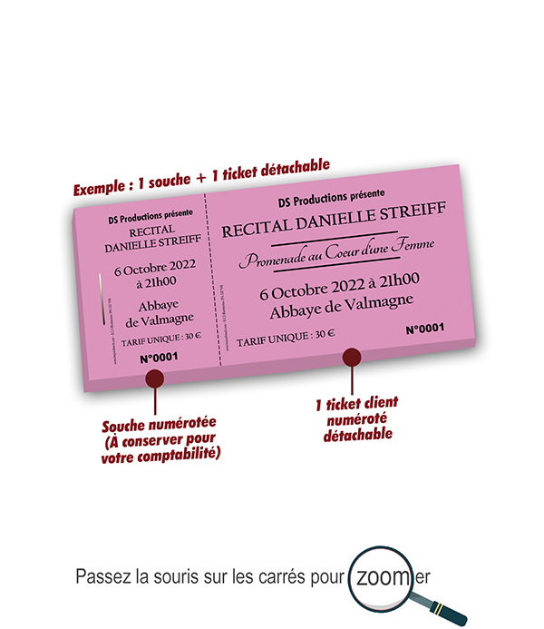 tickets d'entrée pas cher récital Danielle Streiff