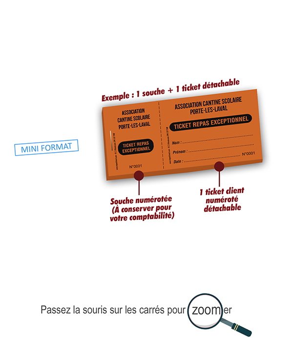 tickets repas cantine scolaire portes