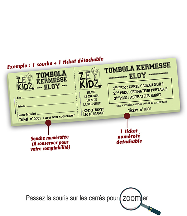 comment faire une tombola des ecoles Tourbains