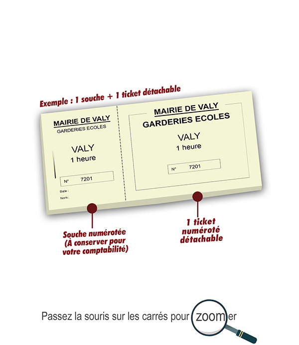 ticket garderie valy