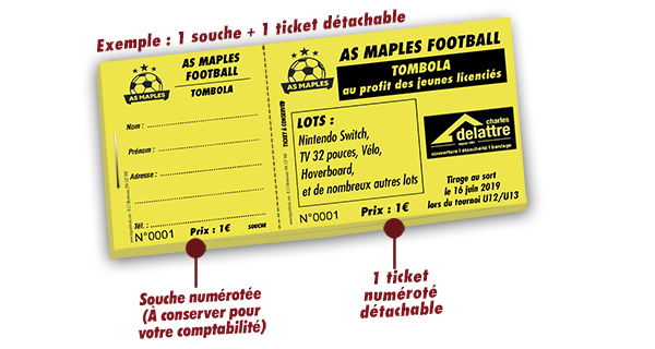 creation tombola sport football