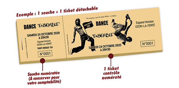 creer ticket spectacle danse