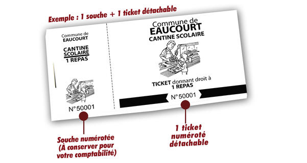 tickets de cantine scolaire Eaucourt