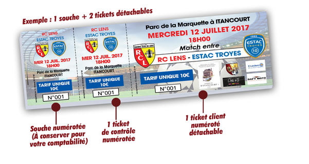 faire imprimer billets match football pas cher Itancourt