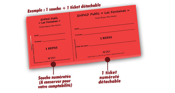 EHPAD tickets repas Fontaines