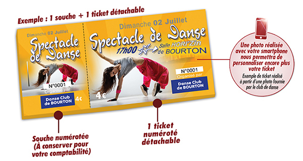 impression spectacle danse