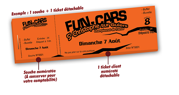 impression billets auto pas cher Fun-Cars