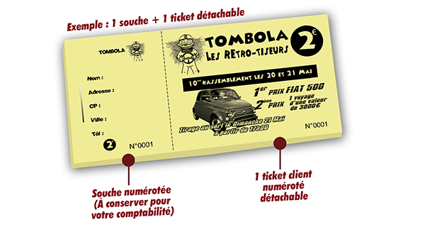 impression carnet tombola vite et à prix réduit Serrouville