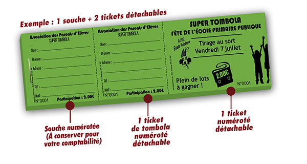 impression tombola ecole publique