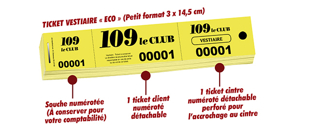 imprimer tickets vestiaire economique 109 le club