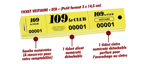 Ticket vestiaire