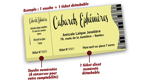 imprimer billetterie petit prix Cabaret Ephémères