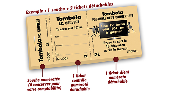 imprimeur billetterie football Cauvert