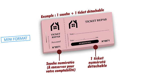 modele ticket repas personnel