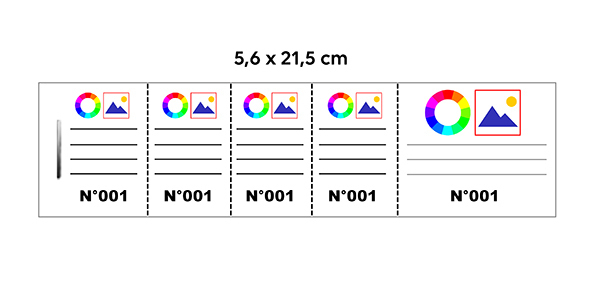 module base 5.6x21.5 quadri 1+4