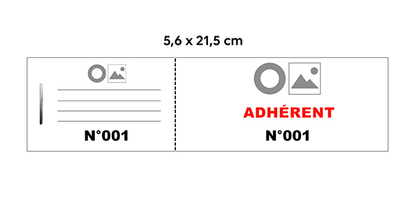 module base adhérent 5.6x21.5 noir 1+1