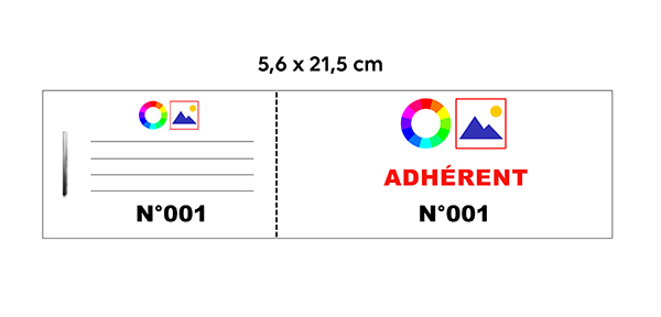 module base adhérent 5.6x21.5 quadri 1+1