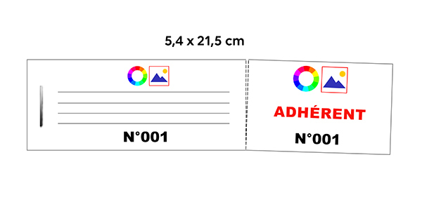 module base adhérent CB 5.4x21.5 quadri 1+1