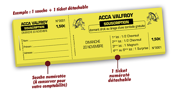organiser tombola Valfroy