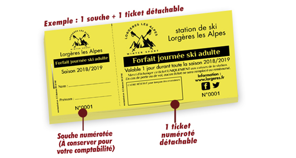 personnaliser tickets Lorgeres