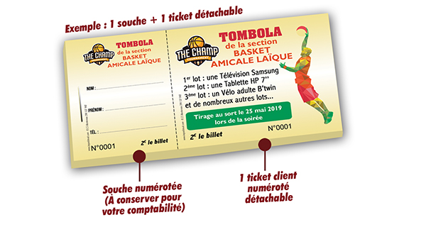 photo souscription volontaire tombola basket