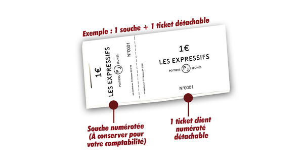 imprimer tickets mini billetterie pas cher Les Expressifs