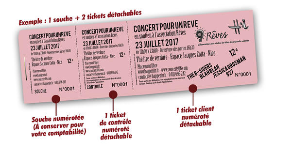 billets de concert petit prix association rêve