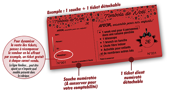 Souscription volontaire tombola de noel