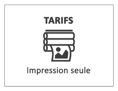 tarif impression seule billetterie sécurisée