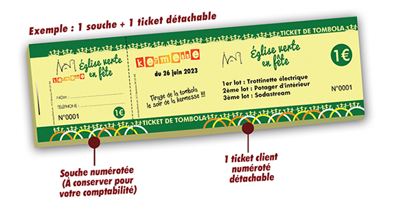 ticket kermesse paroisse