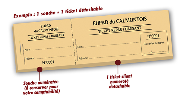 Ticket repas dansant