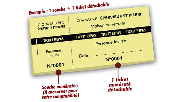 ticket repas Ehpad invité