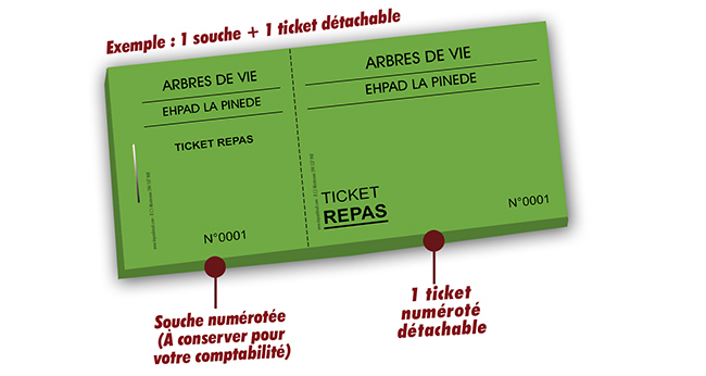 Ticket repas Ehpad