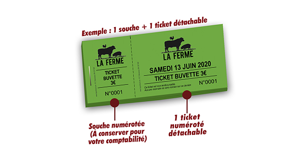 ticket buvette