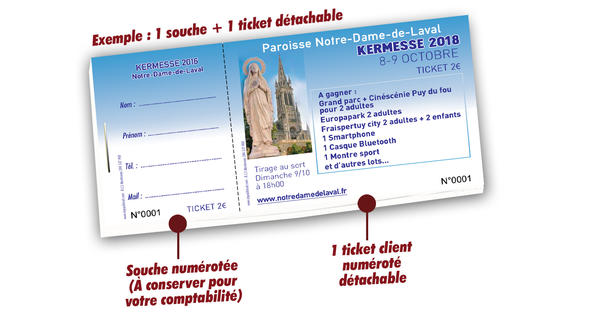 ticket kermesse pas cher Laval