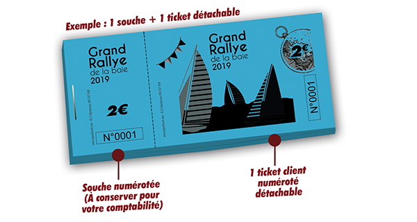 ticket rallye voile