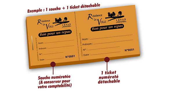 ticket repas EHPAD Volli