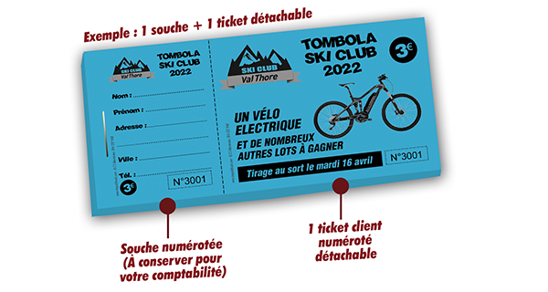 Ticket souscription volontaire ski club