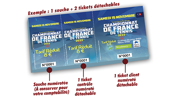 Ticket sport championnat