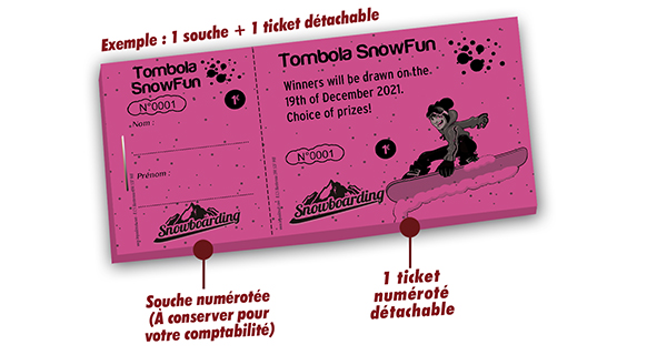 ticket sport hiver snowboard